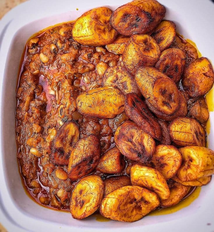 Beans & Fried Plantain